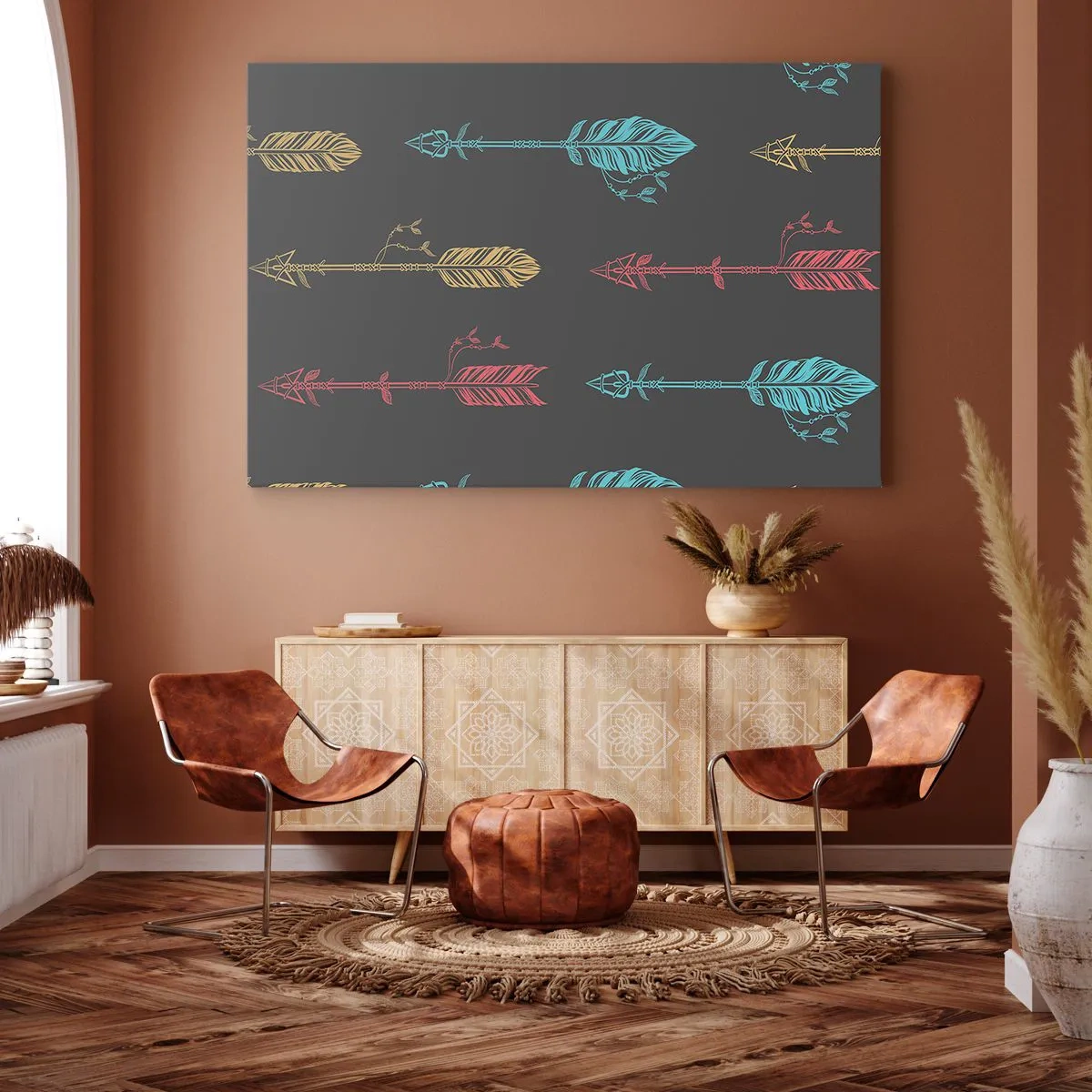 Canvastavla - Bild på duk - I ordning - 120x80 cm