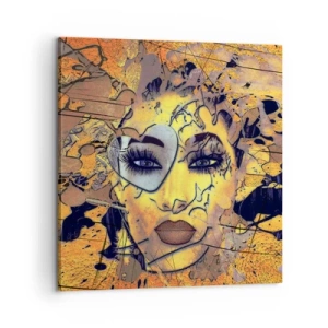 Canvastavla - Bild på duk - Solig skönhet - 60x60 cm