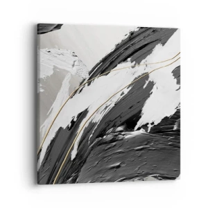 Canvastavla - Bild på duk - Storslagen abstraktion - 40x40 cm