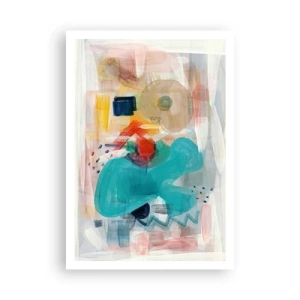 Affisch - Ett färgglatt spel - 70x100 cm