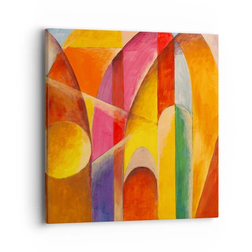 Canvastavla - Bild på duk - Solens domkyrka - 40x40 cm