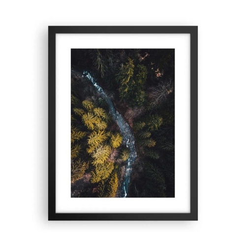 Affisch i svart ram - Snabbt, allt snabbare - 30x40 cm