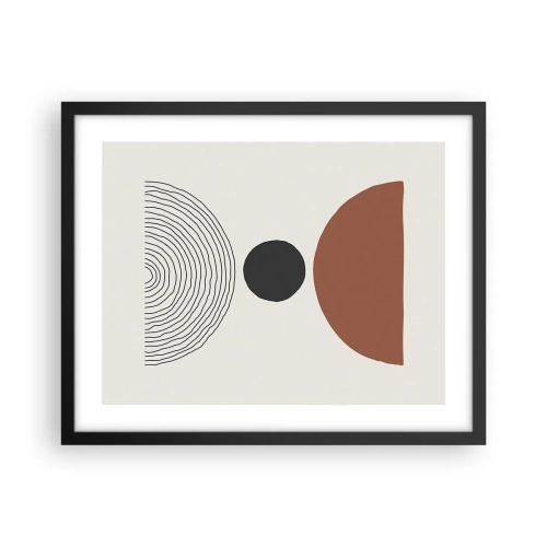 Affisch i svart ram - I fokus - 50x40 cm