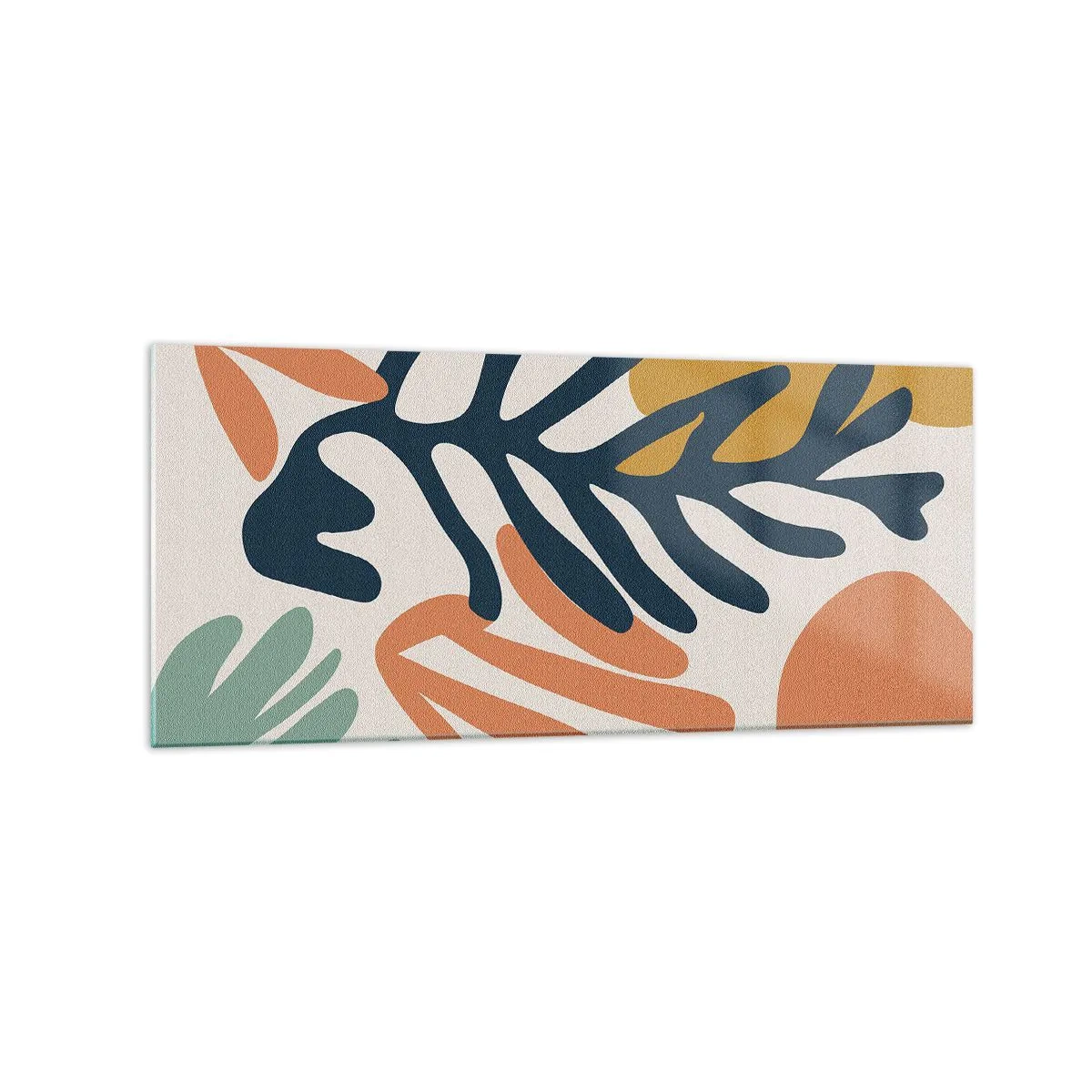 Glastavla - Bild på glas - Korallhav - 120x50 cm
