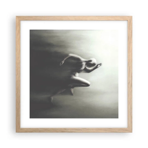 Affisch i ram av ljusek - Omöjlig att stoppa - 40x40 cm