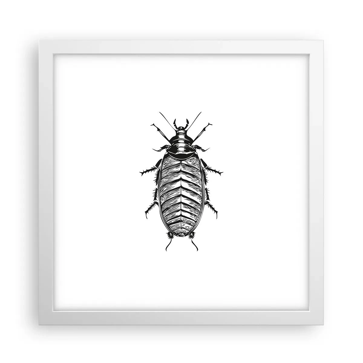 Affisch i vit ram - Vilket exemplar! - 30x30 cm