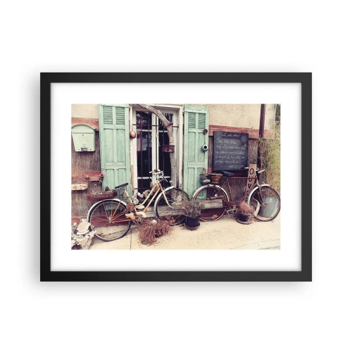 Affisch i svart ram - Länge leve provinsen - 40x30 cm