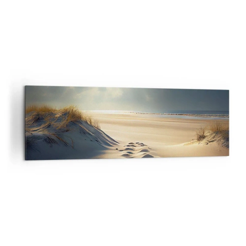 Canvastavla - Bild på duk - Lugnande landskap - 160x50 cm