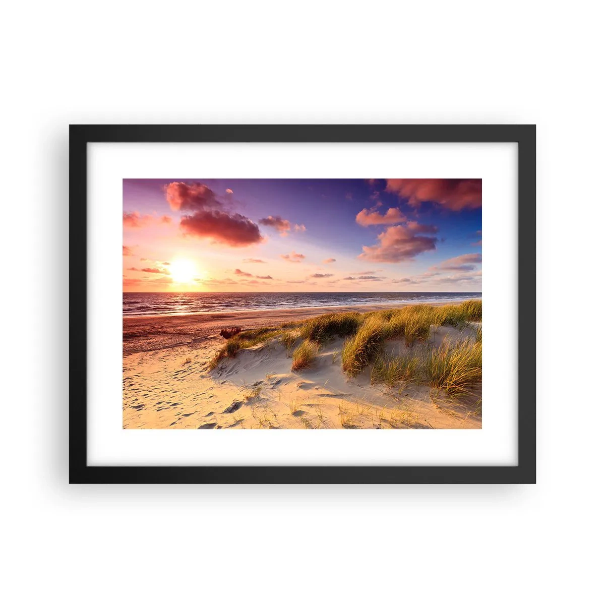 Affisch i svart ram - Luften luktar sommar - 40x30 cm
