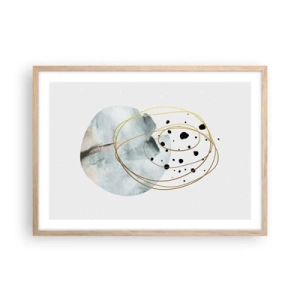 Affisch i ram av ljusek - I rummets famn - 70x50 cm