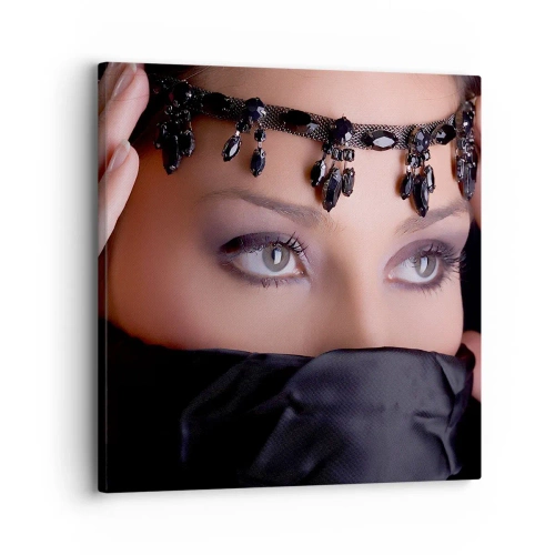 Canvastavla - Bild på duk - Lockande orientalisk hemlighet - 30x30 cm