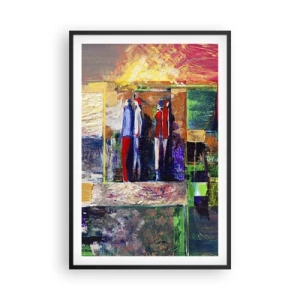 Affisch i svart ram - Relationer och emotioner - 61x91 cm