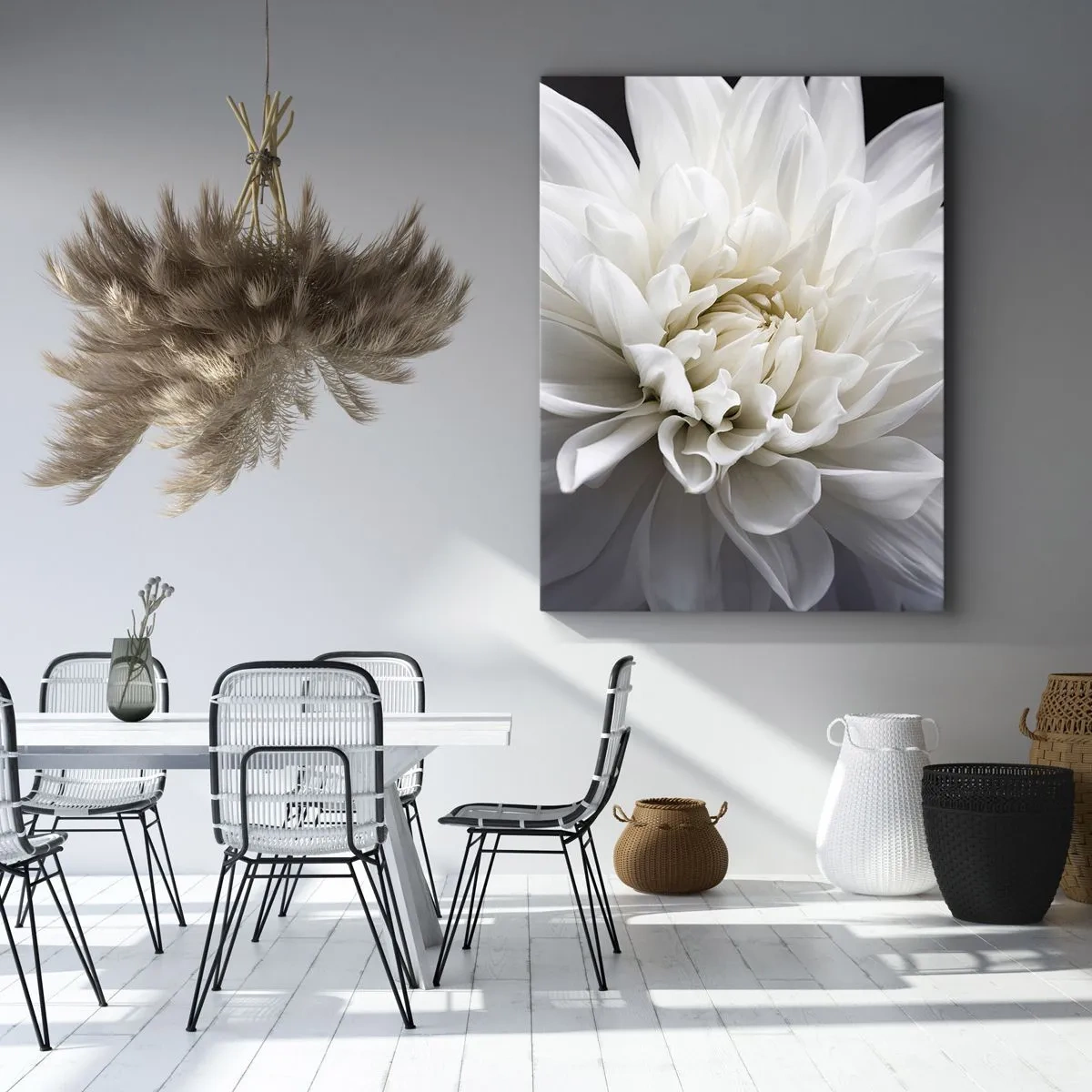 Canvastavla - Bild på duk - En bruds morgon - 45x80 cm