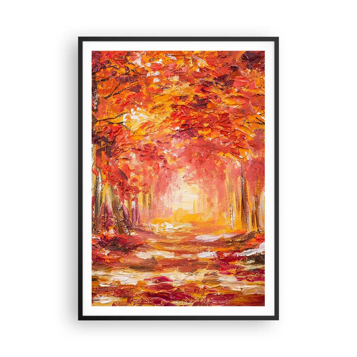 Affisch i svart ram - Kopparskog - 70x100 cm