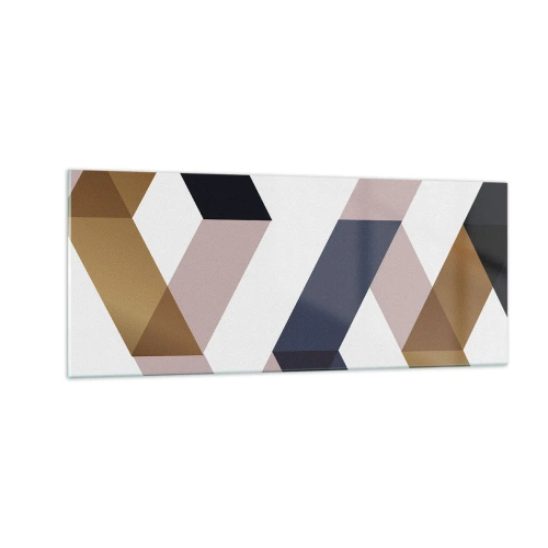 Glastavla - Bild på glas - Plan och vinklar - 100x40 cm