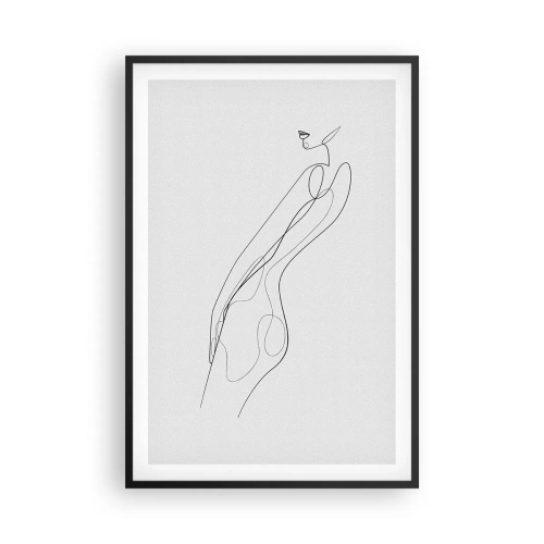 Affisch i svart ram - Bara en utfästelse - 61x91 cm