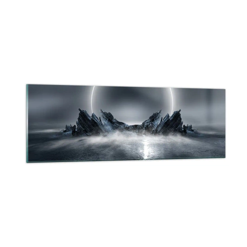 Glastavla - Bild på glas - En berättelses final - 90x30 cm