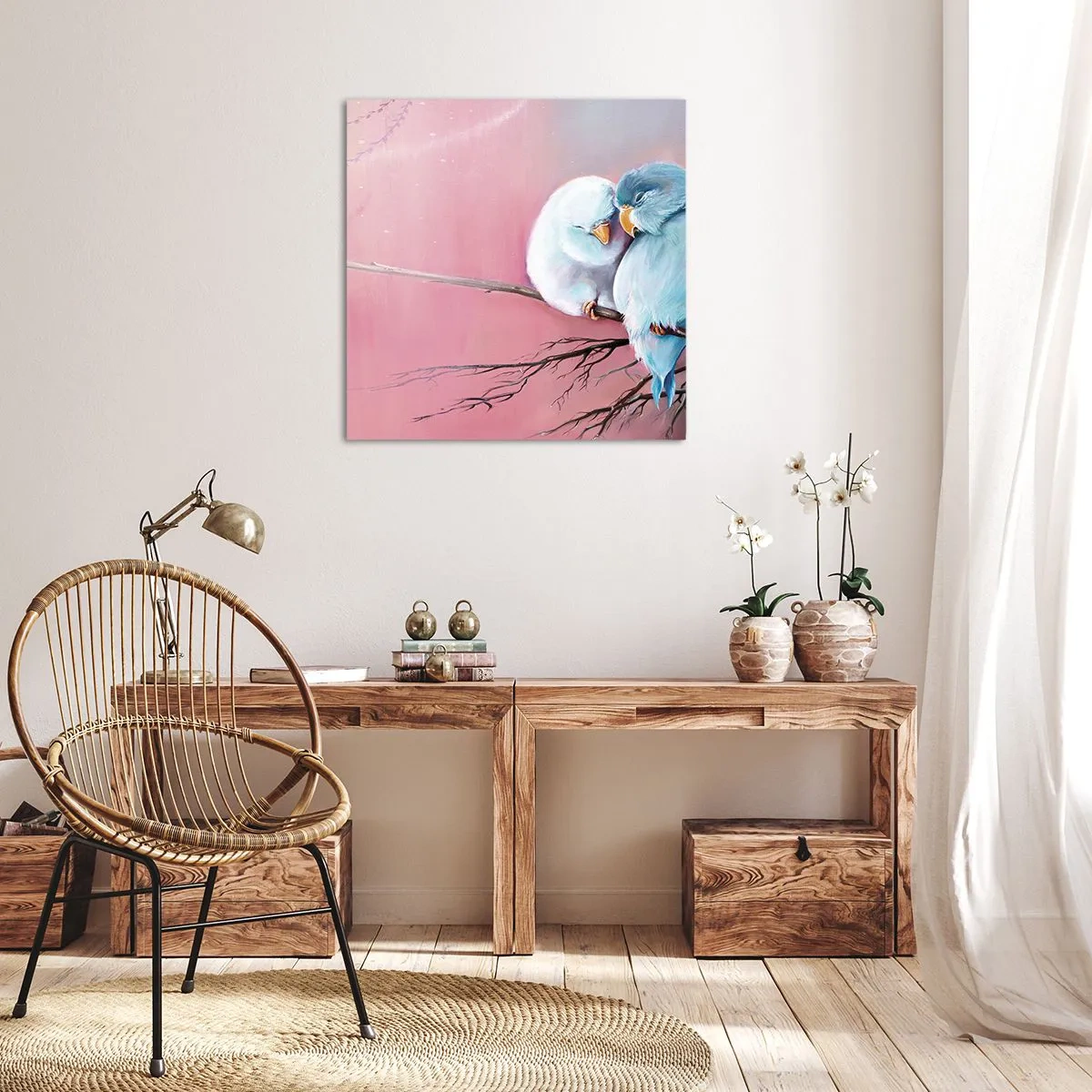 Canvastavla - Bild på duk - Lägga till något?… - 30x30 cm