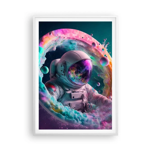 Affisch i vit ram - Stjärnport - 70x100 cm