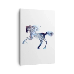 Canvastavla - Bild på duk - Som om skogen rört sig - 70x100 cm