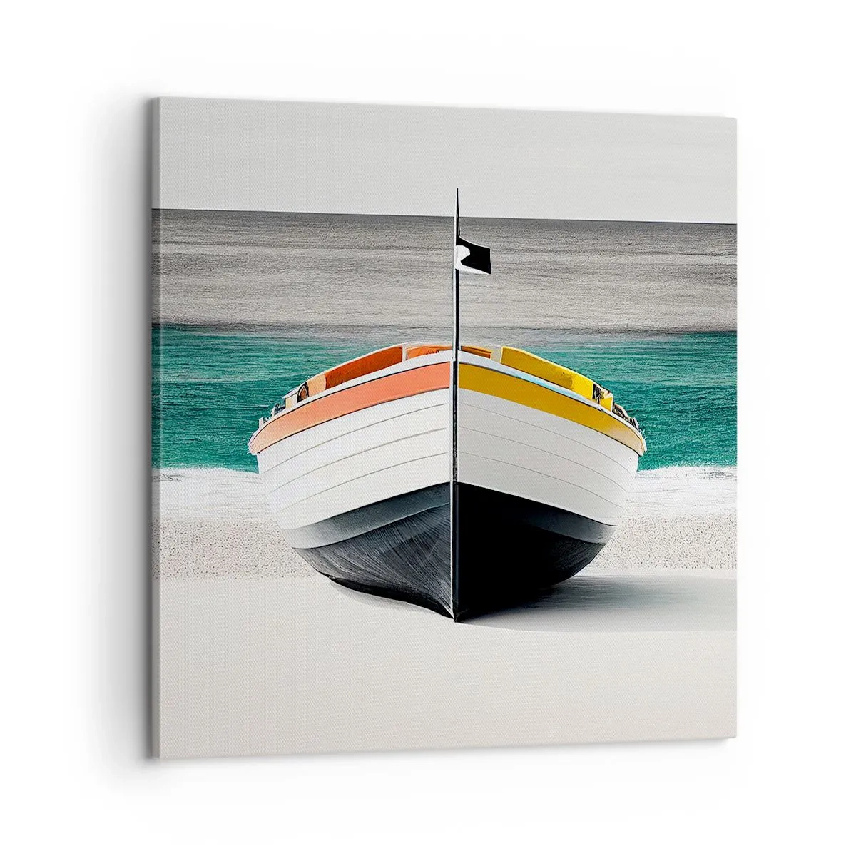 Canvastavla - Bild på duk - På sin plats - 60x60 cm
