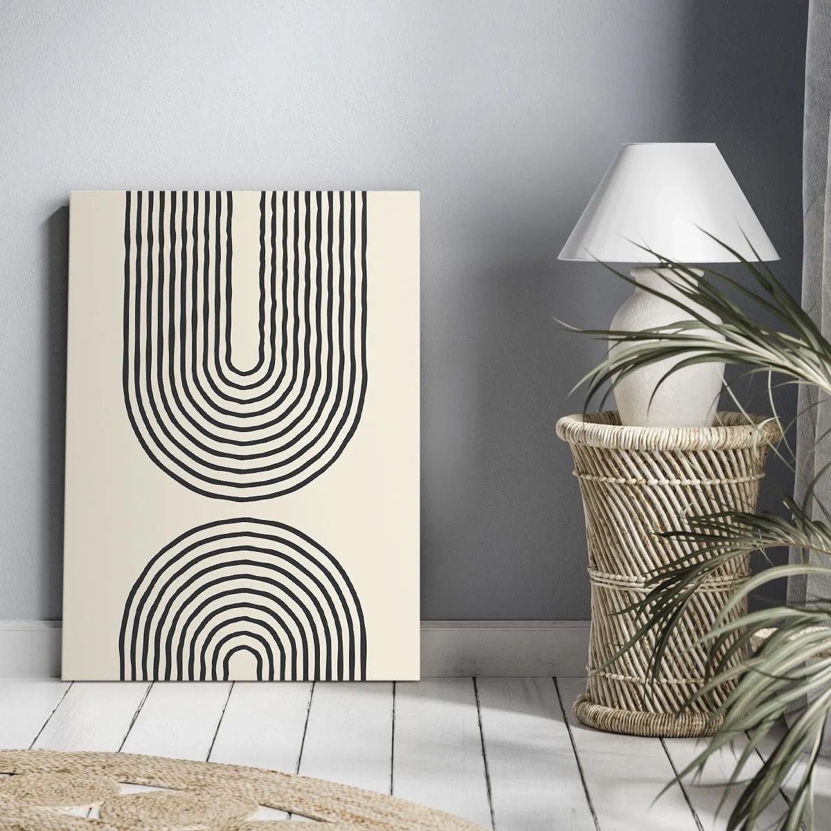 Canvastavla - Bild på duk - Om en stund... - 55x100 cm