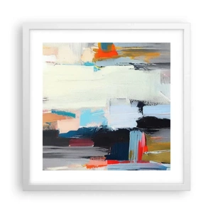 Affisch i vit ram - Finns det någon metod? - 40x40 cm