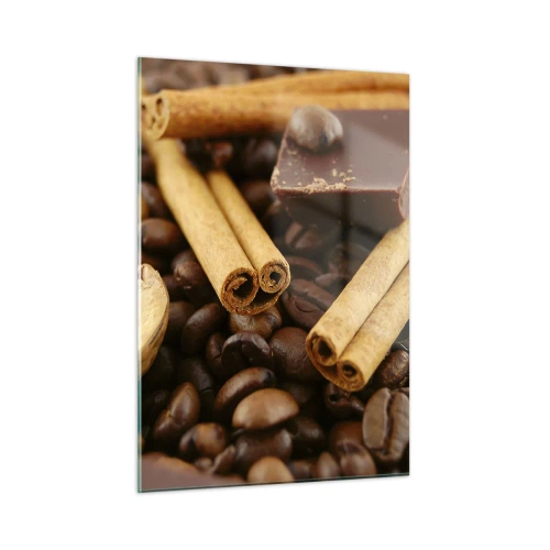 Glastavla - Bild på glas - Aromkonsert - 50x70 cm