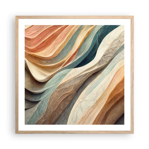 Affisch i ram av ljusek - Ögonblick före förändring - 60x60 cm