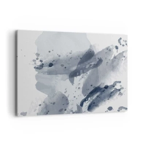 Canvastavla - Bild på duk - Studie om vattnets natur - 100x70 cm