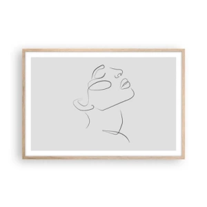 Affisch i ram av ljusek - Drömmens meander - 91x61 cm