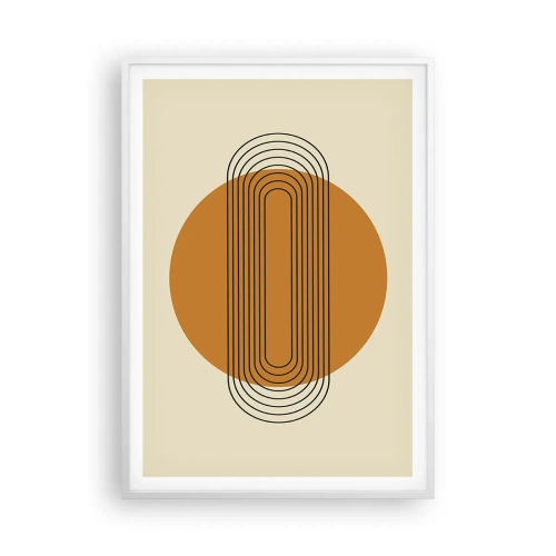 Affisch i vit ram - Perfekt plan - 70x100 cm