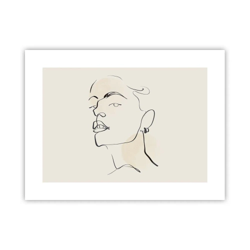 Affisch - Stolt blick - 40x30 cm