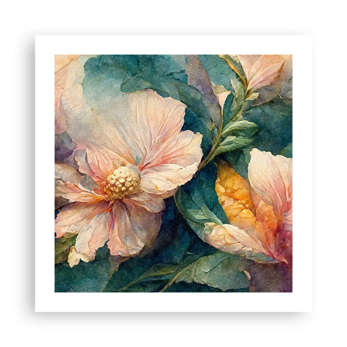 Affisch - Bara subtilitet - 50x50 cm