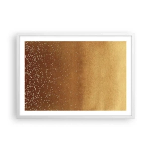 Affisch i vit ram - Ljusets födsel - 70x50 cm