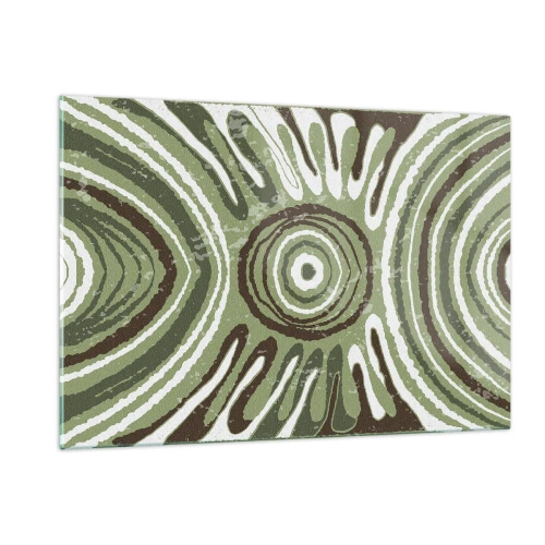 Glastavla - Bild på glas - Explosion av känslor - 120x80 cm