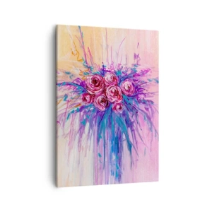 Canvastavla - Bild på duk - Rosfontän - 50x70 cm
