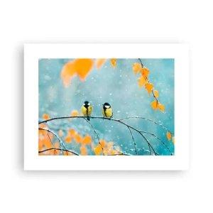 Affisch - Fåglarnas skvaller - 40x30 cm
