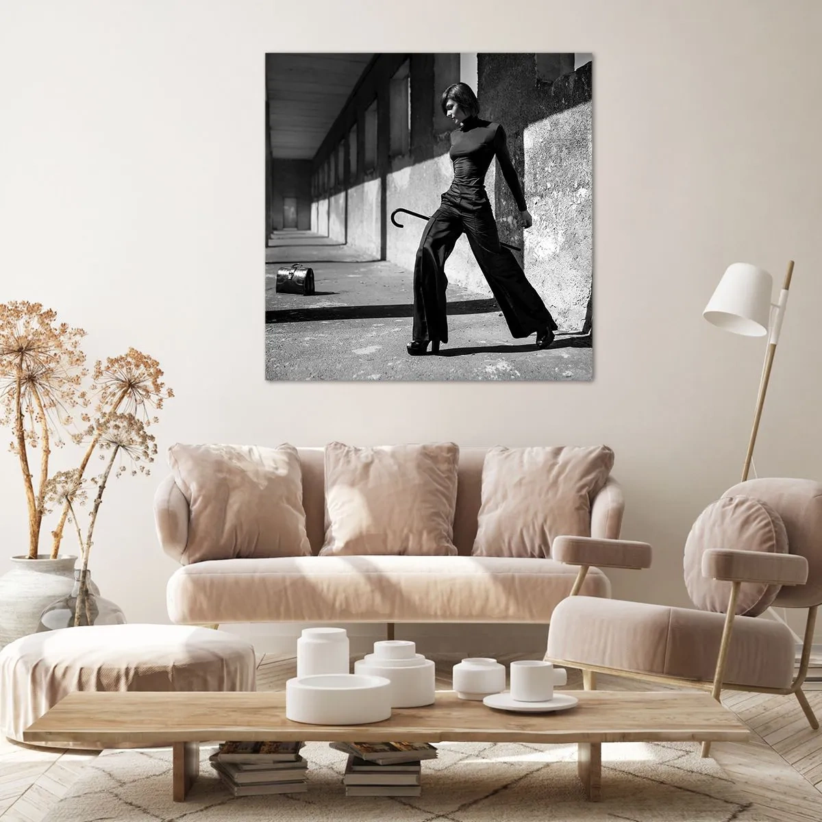 Canvastavla - Bild på duk - Stadselegans - 70x70 cm