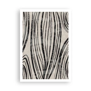 Affisch - Stänk av linjer - 70x100 cm