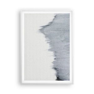 Affisch i vit ram - Mystisk skiva - 70x100 cm