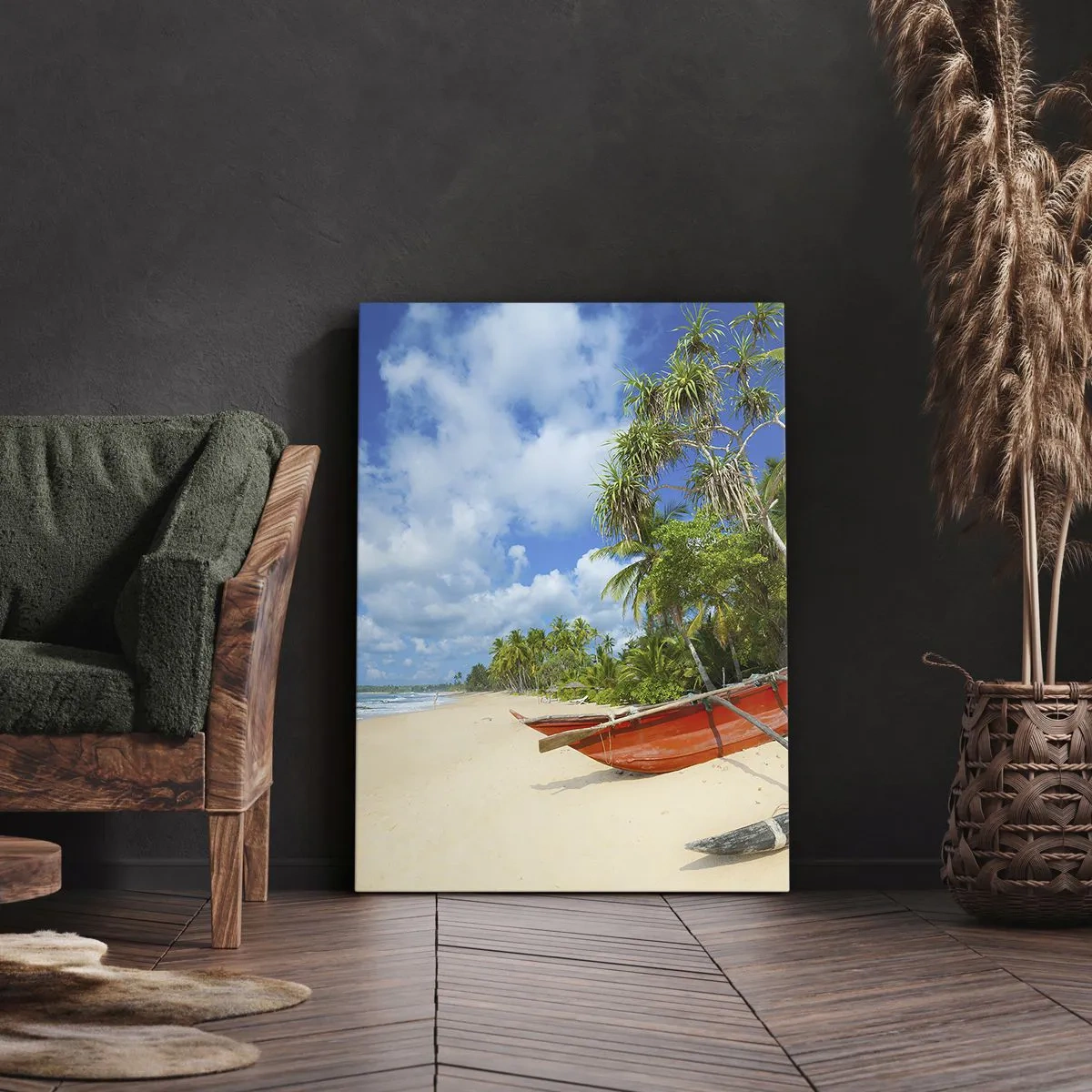 Canvastavla - Bild på duk - Tropikens charm - 50x70 cm