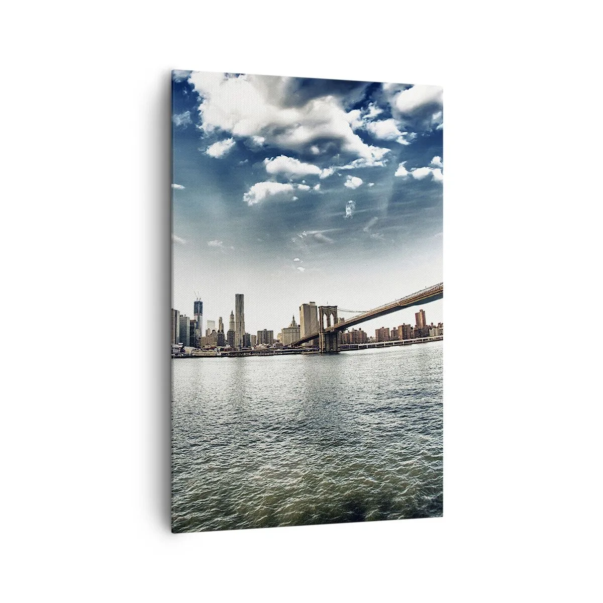 Canvastavla - Bild på duk - Glasö - 80x120 cm