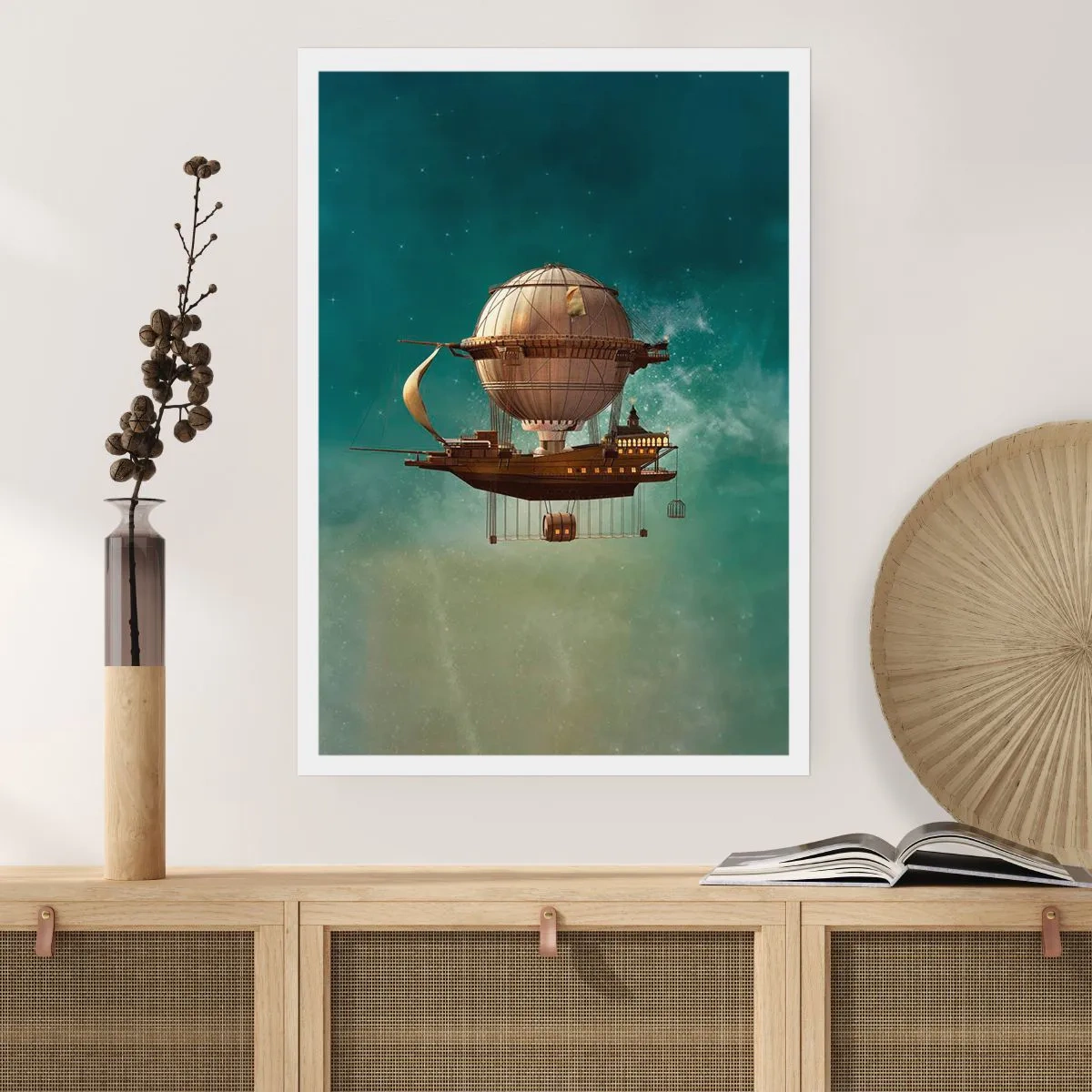Affisch - Jules Verne hälsar - 70x100 cm