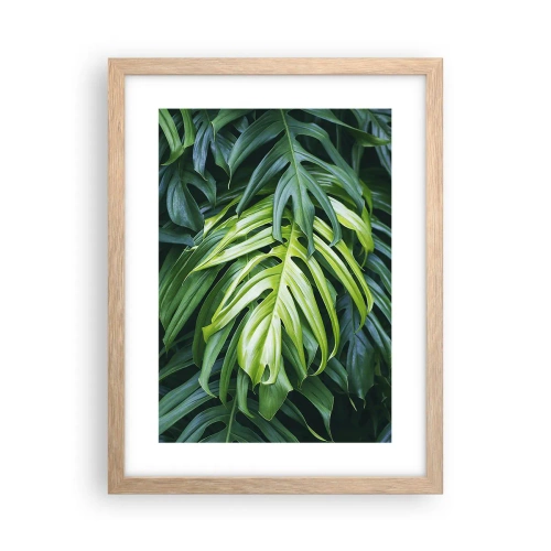 Affisch i ram av ljusek - Doppa sig i fräschheten - 30x40 cm