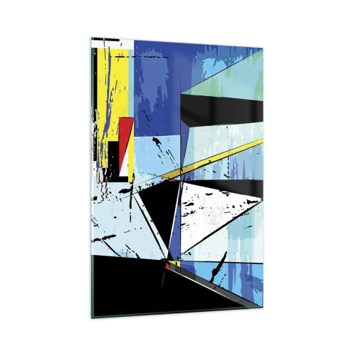 Glastavla - Bild på glas - Se värden ur en vinkel... - 80x120 cm