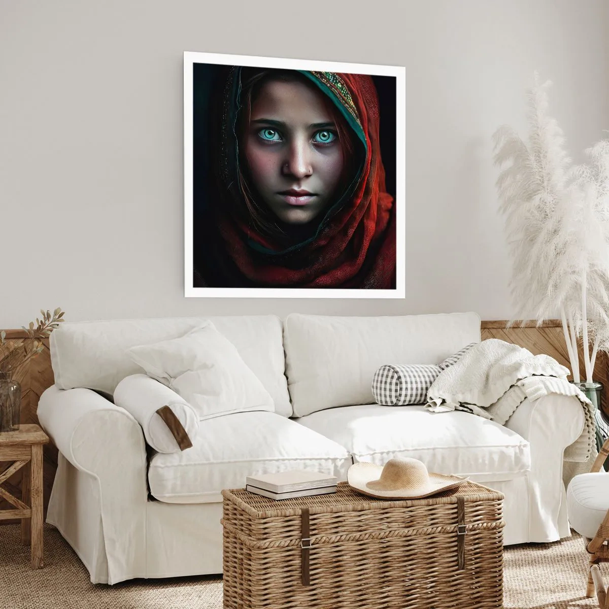 Affisch - Östlig prinsessa - 40x40 cm