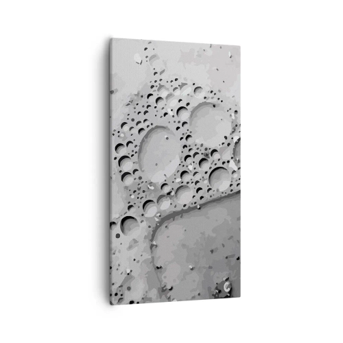 Canvastavla - Bild på duk - Spår efter skum - 55x100 cm