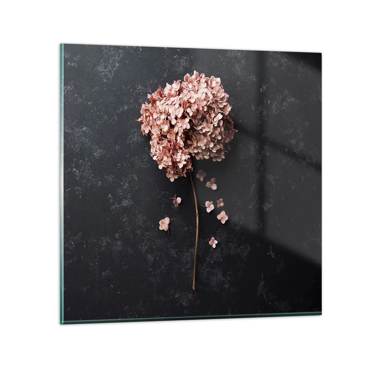 Glastavla - Bild på glas - Ett verkligt romantiskt tecken - 40x40 cm