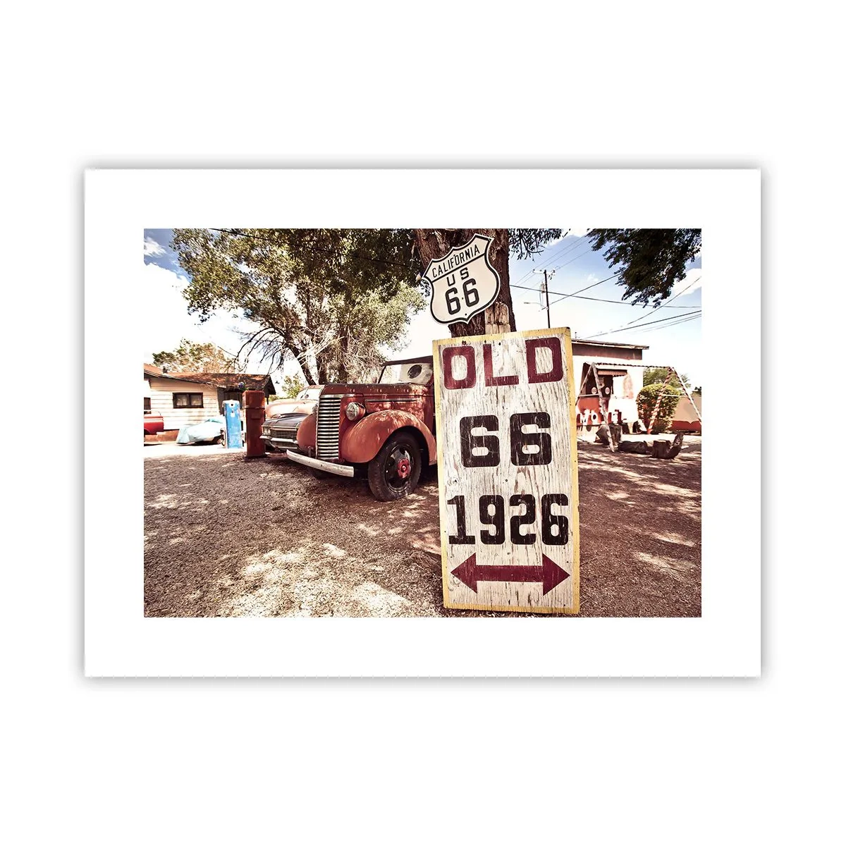 Affisch - Amerikanska provinsens legend - 40x30 cm